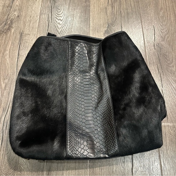 Gianni Chiarini Bag Purse Shoulder Strap Genuine Leather Calf Cow Italy Black - Picture 6 of 12